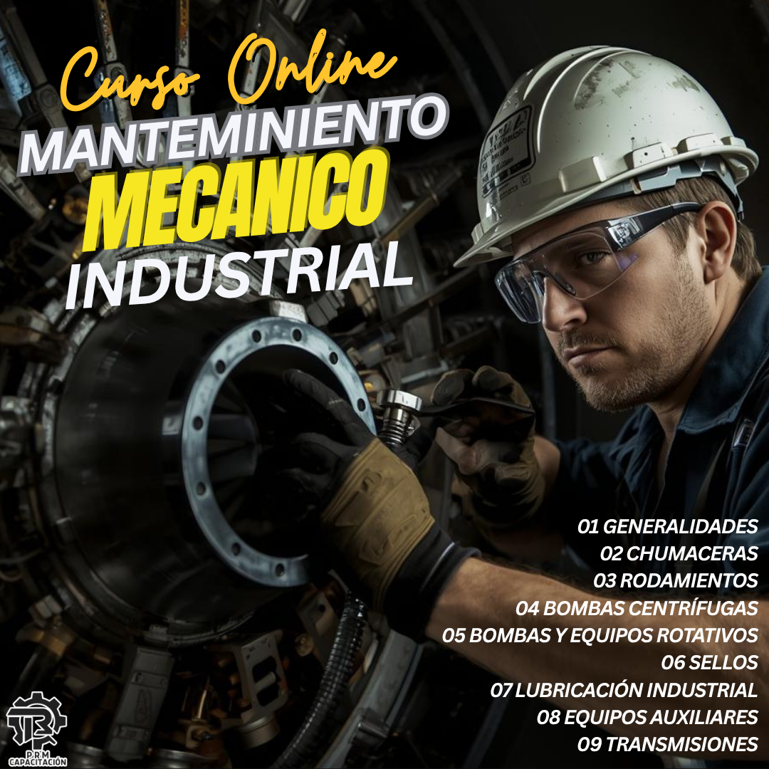 Curso Online  Mantenimiento Mecánico Industrial