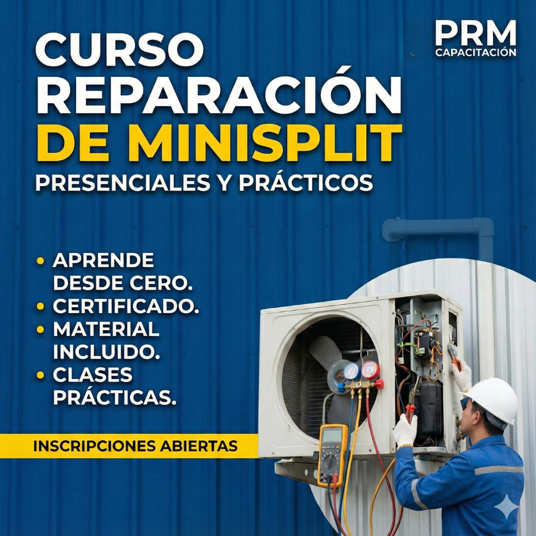Curso Reparación de Minisplit - Presencial